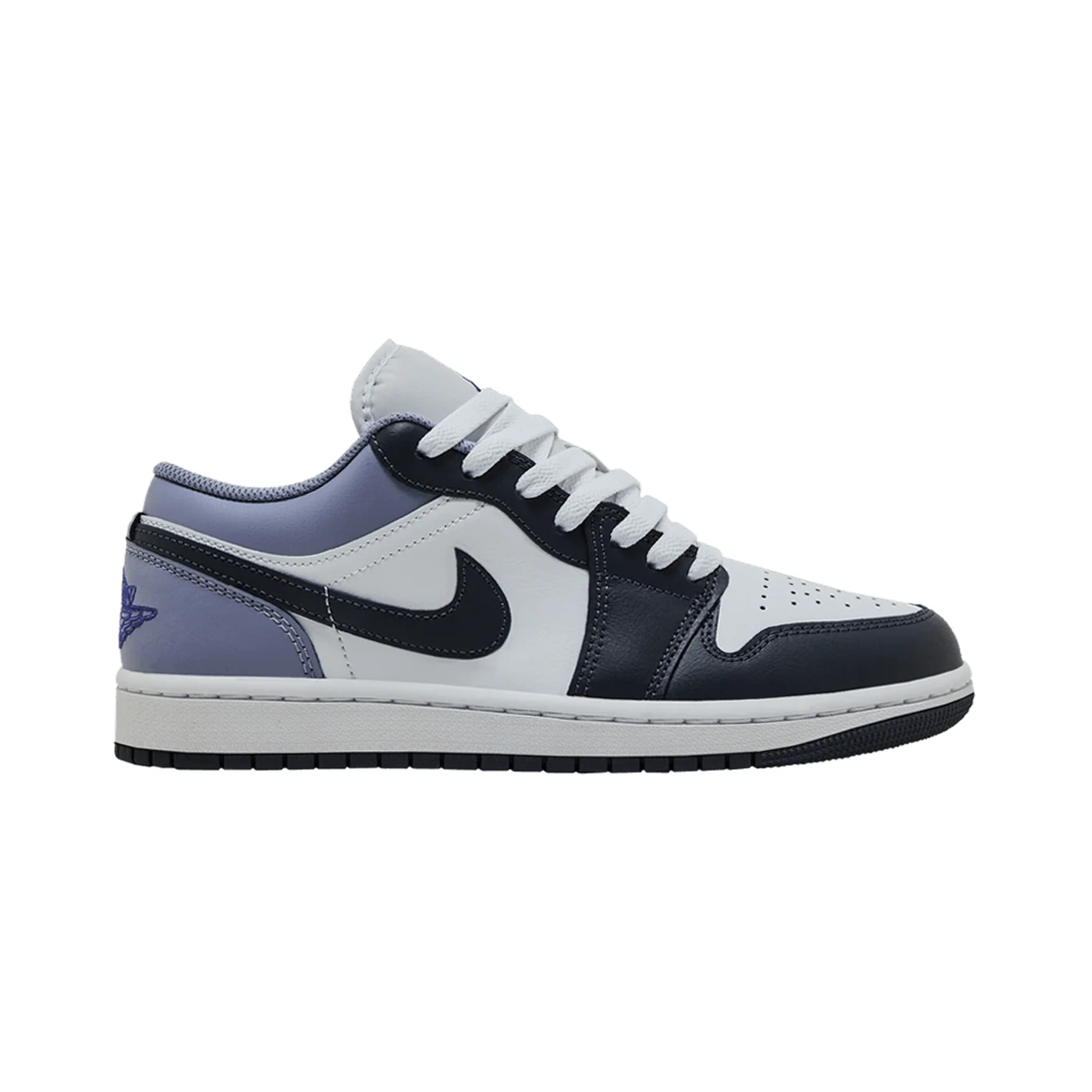 Air Jordan 1 Low - White / Purple