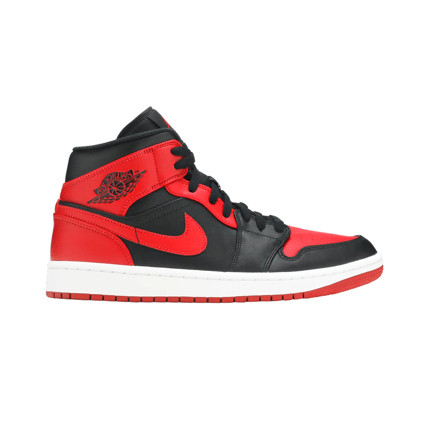 Air Jordan 1 Mid - Black / White / Red