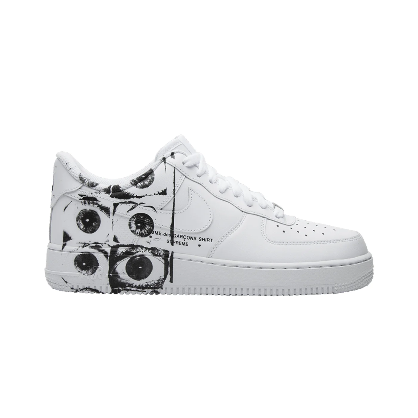 Comme des Garcons x Supreme x Nike Air Force 1 Low - Black / White