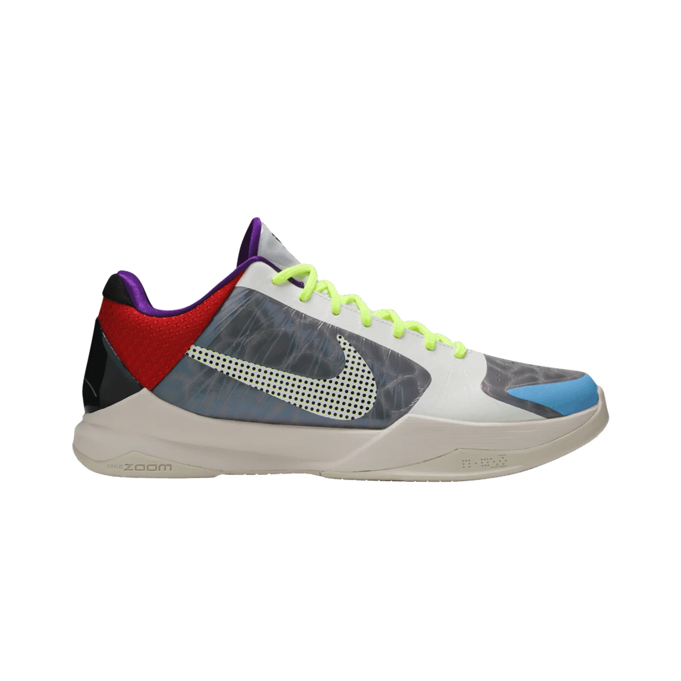 Nike Kobe Basketball Shoes - White / Grey / Green