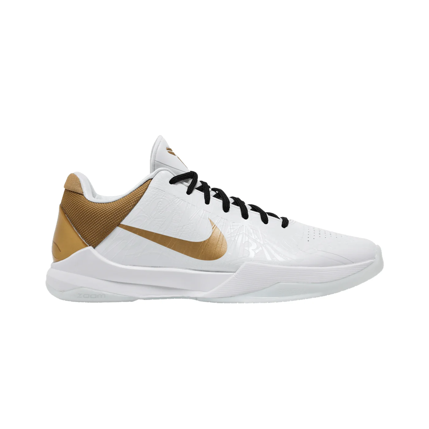 Nike Kobe Basketball Shoes - Black / White / Gold