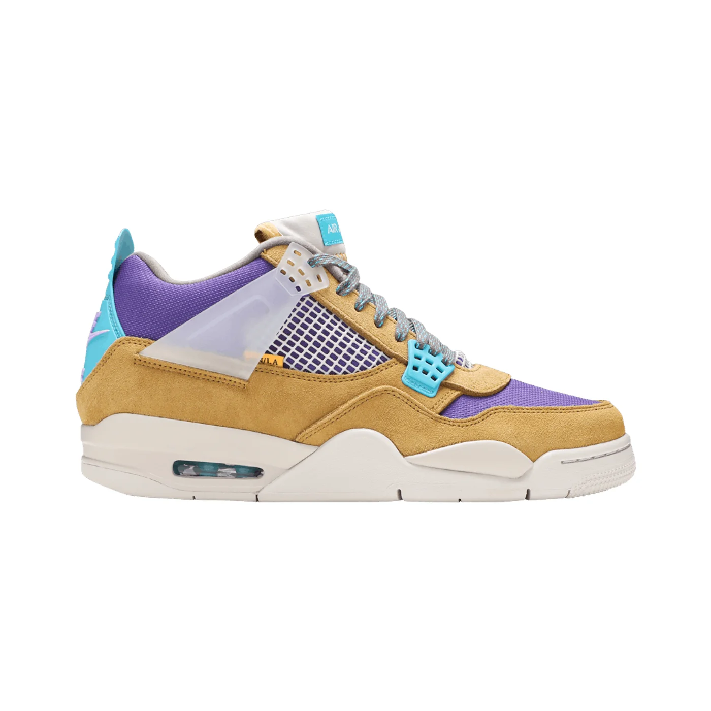 Air Jordan 4 - Yellow / Purple