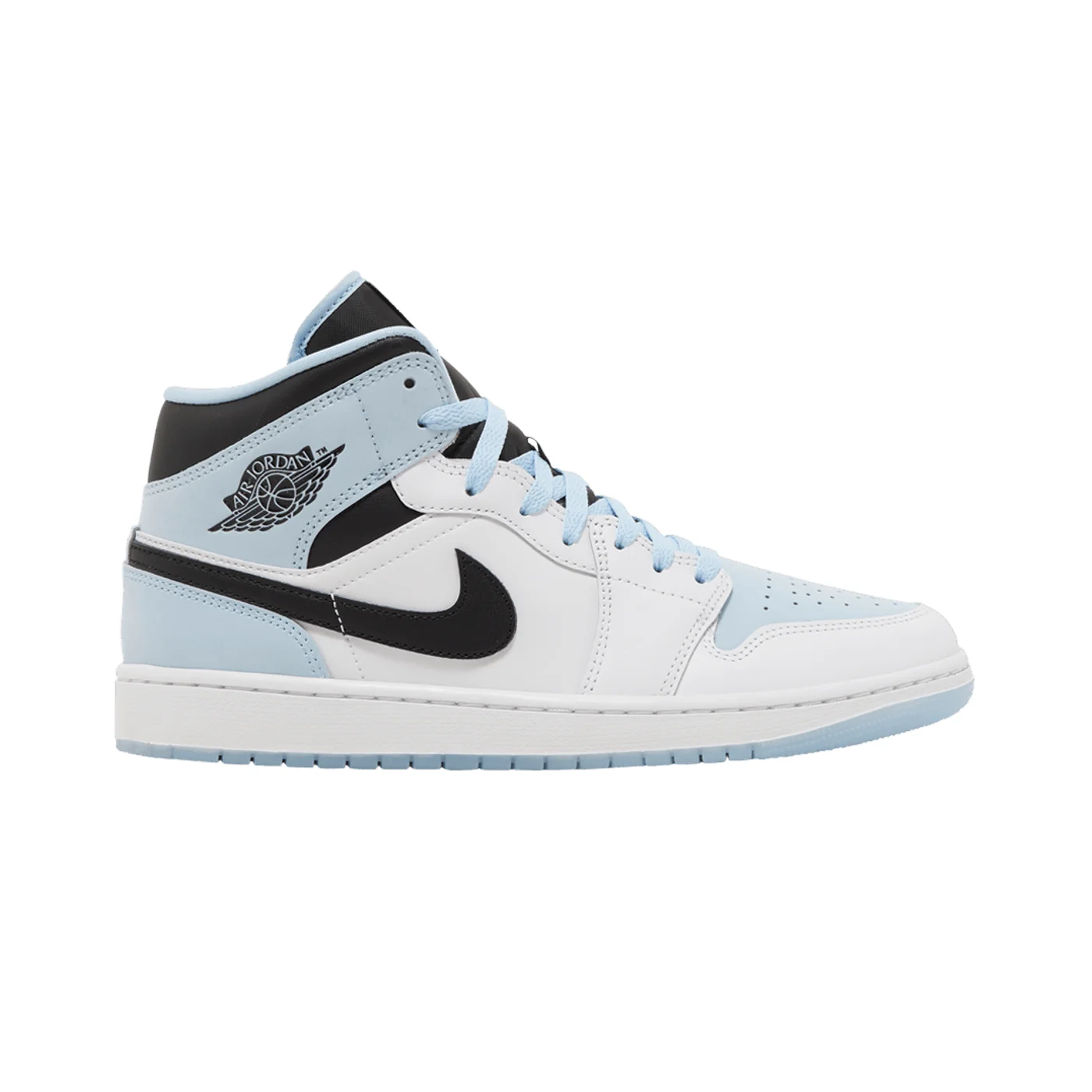 Air Jordan 1 Mid - White / Blue