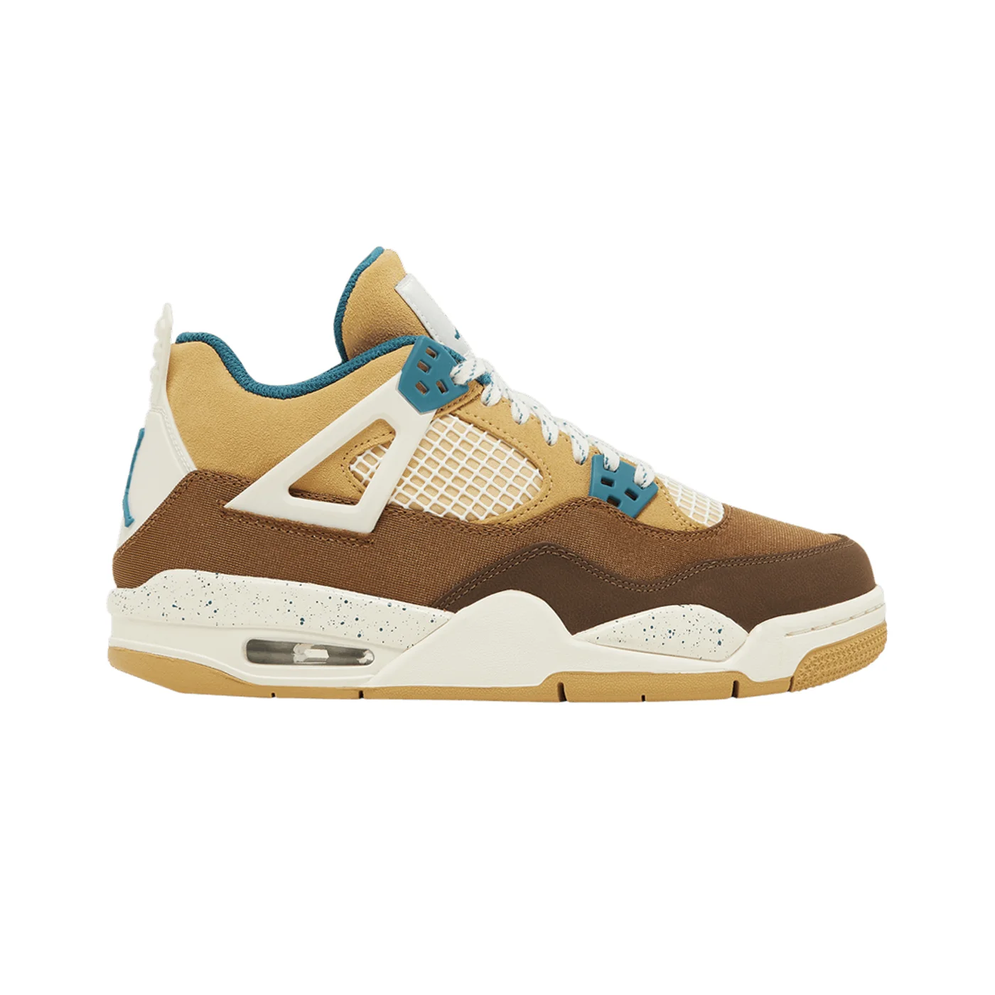 Air Jordan 4 - White / Brown