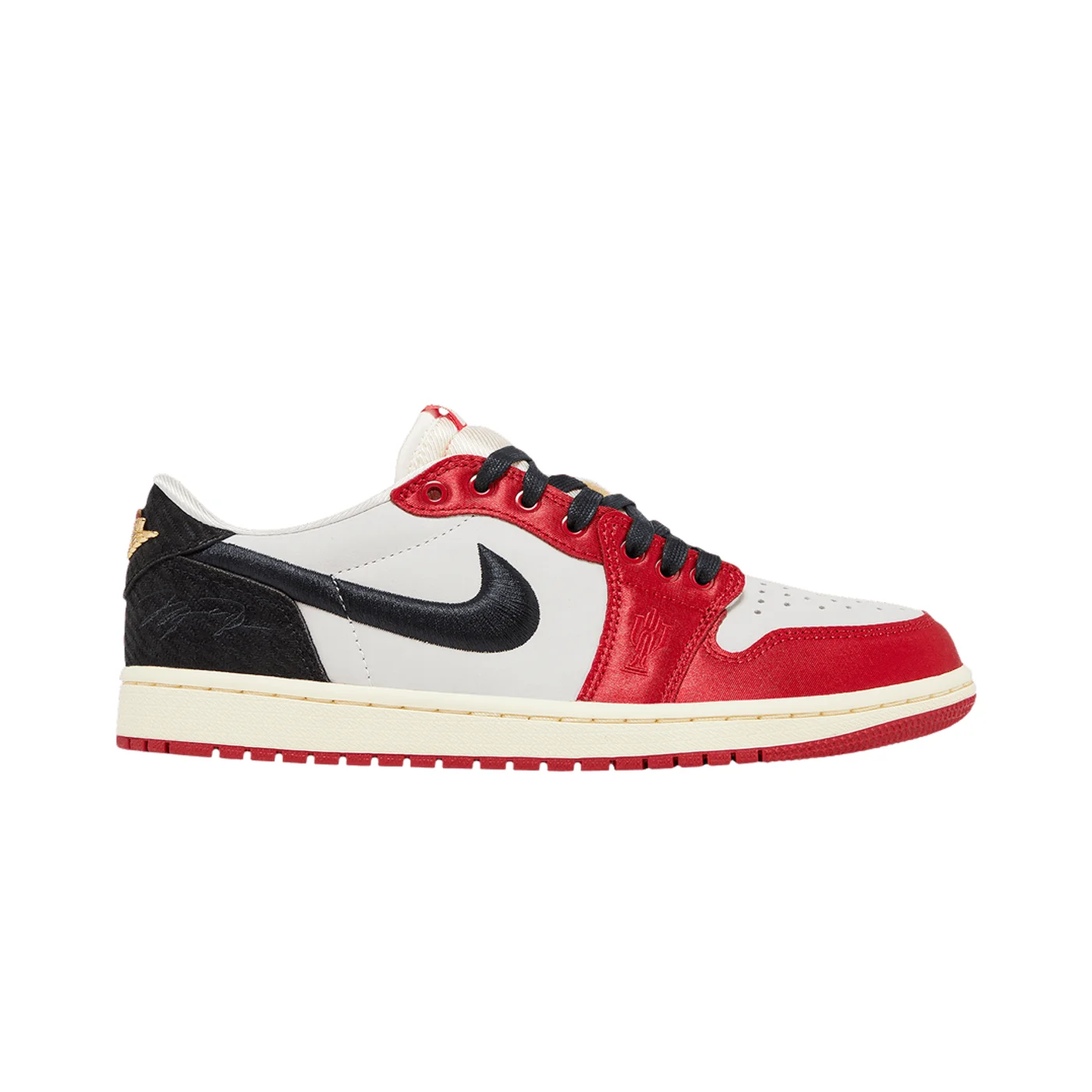 Trophy Room x Air Jordan 1 Low OG - Black / White / Red