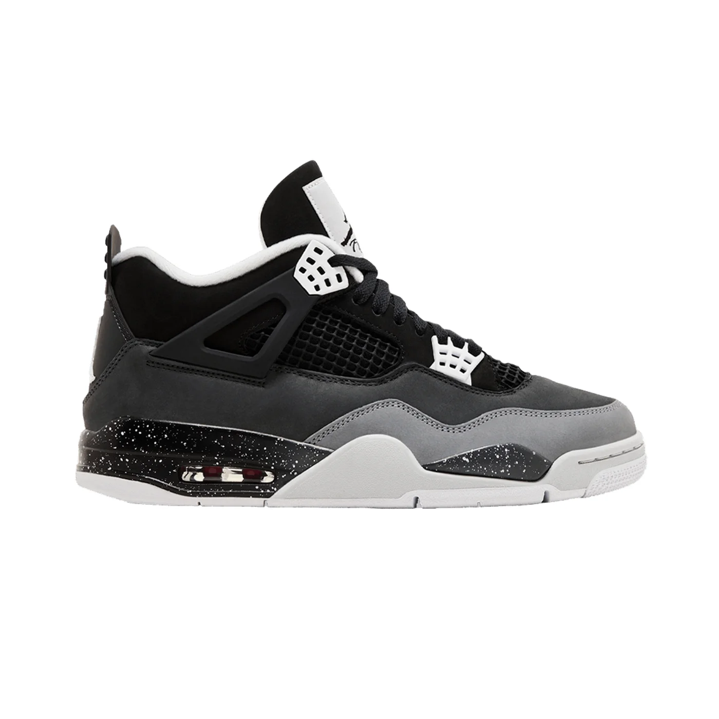 Air Jordan 4 - Black / White / Grey