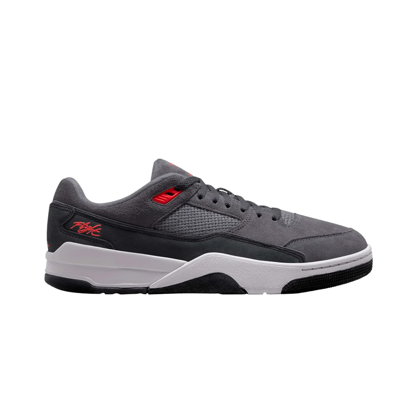 Jordan Flight Court - Black / Grey / Red