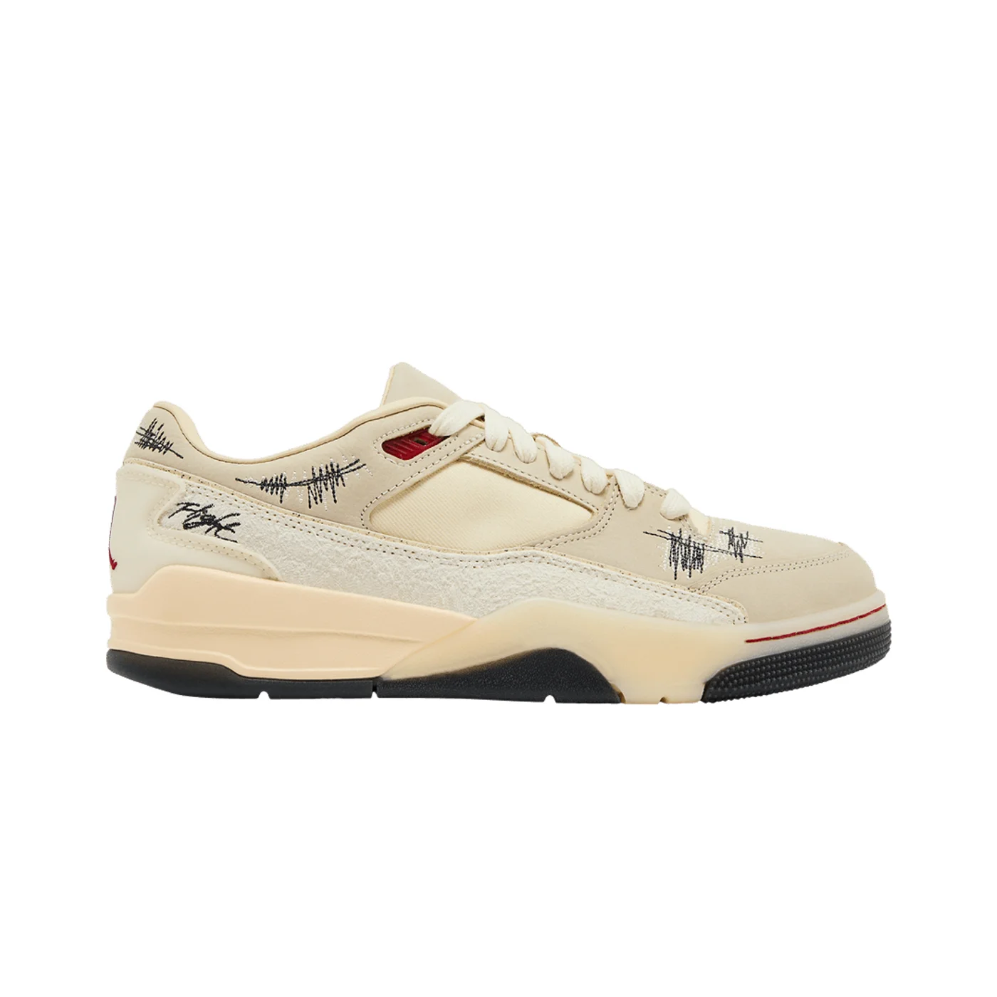 Jordan Flight Court - Red / Beige