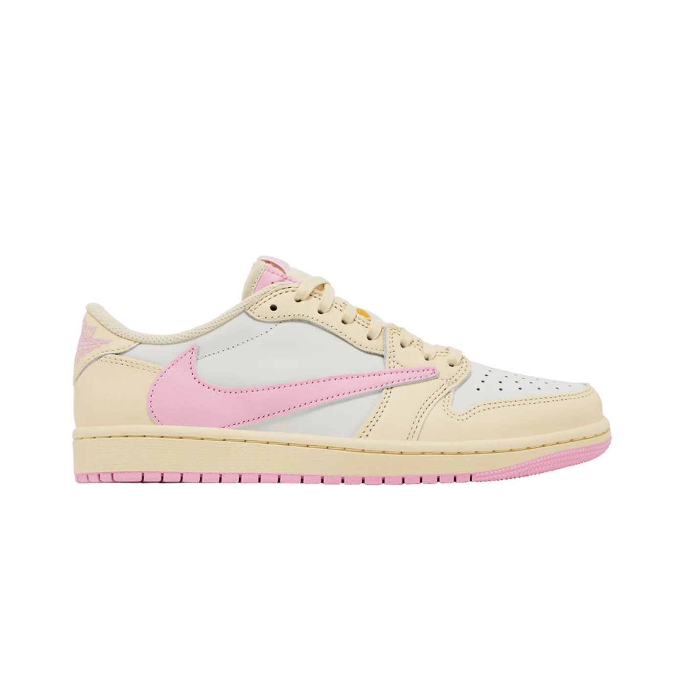 Air Jordan 1 Low - White / Pink / Yellow